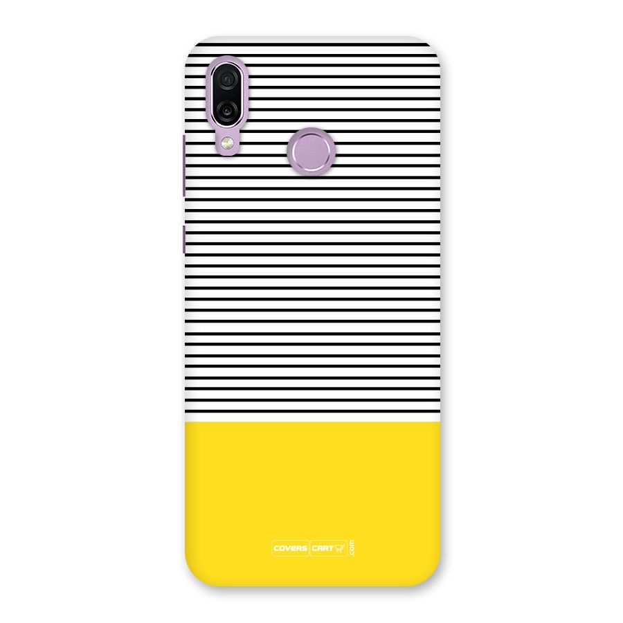 Bright Yellow Stripes Back Case for Honor Play