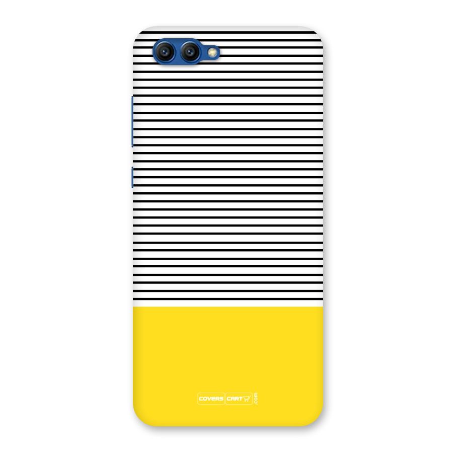 Bright Yellow Stripes Back Case for Honor View 10