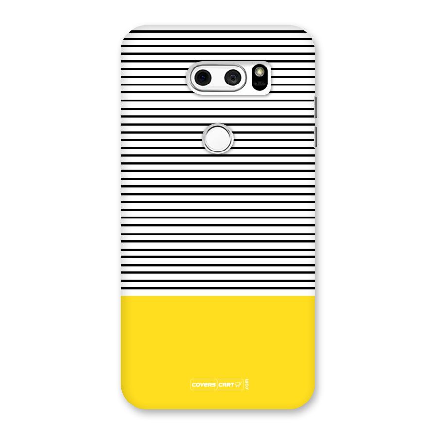 Bright Yellow Stripes Back Case for LG V30