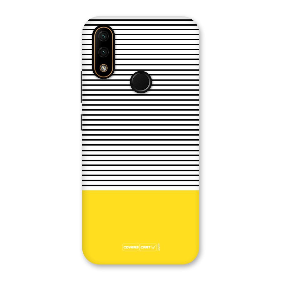 Bright Yellow Stripes Back Case for Lenovo A6 Note