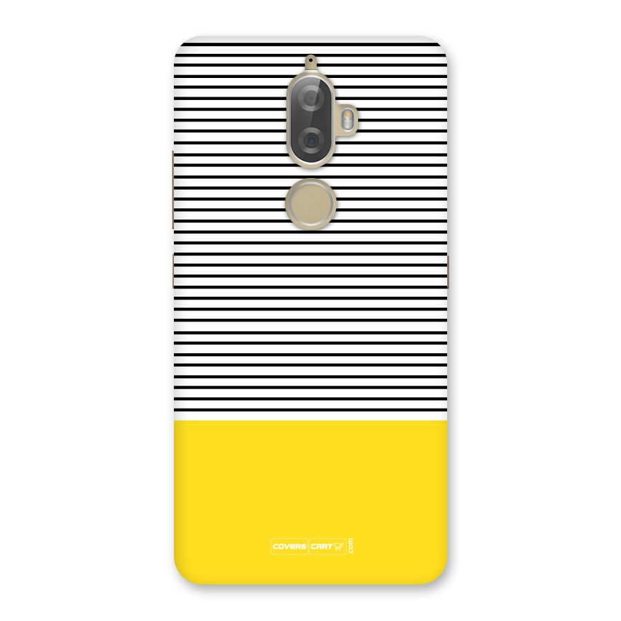 Bright Yellow Stripes Back Case for Lenovo K8 Plus