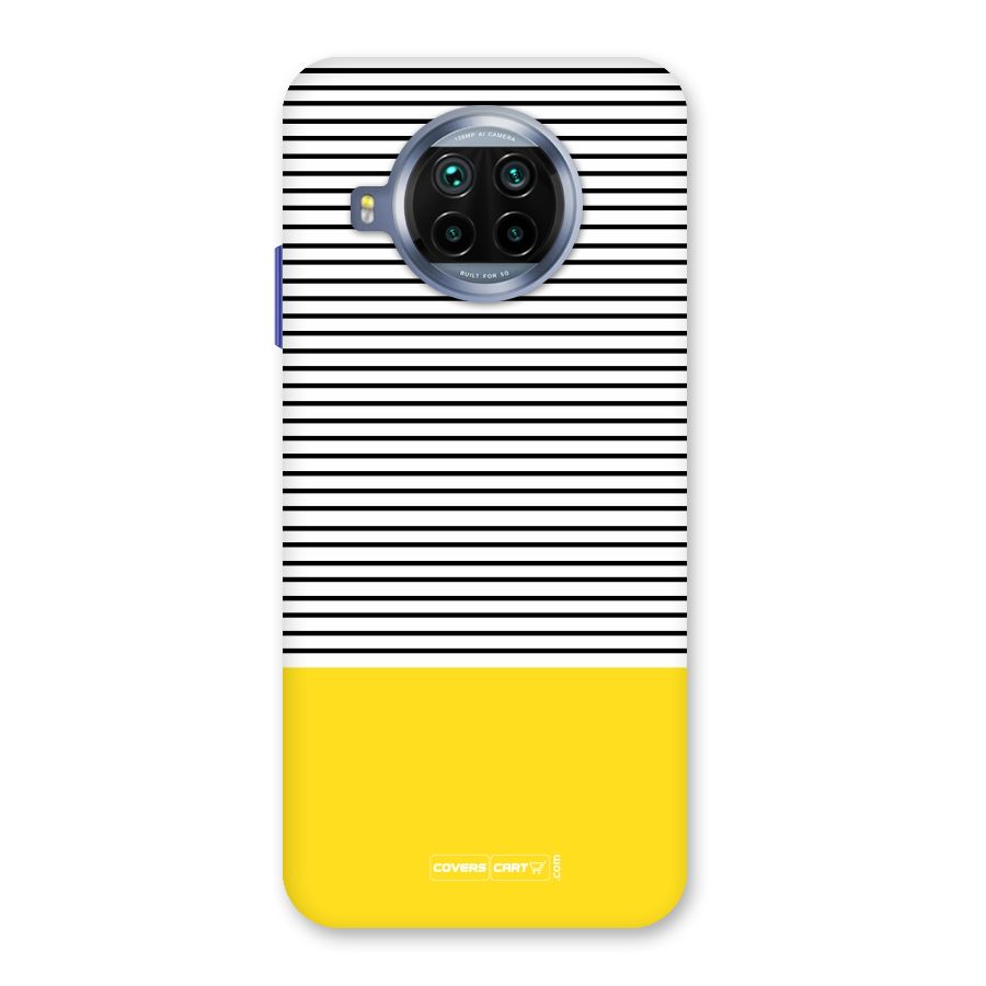 Bright Yellow Stripes Back Case for Mi 10i