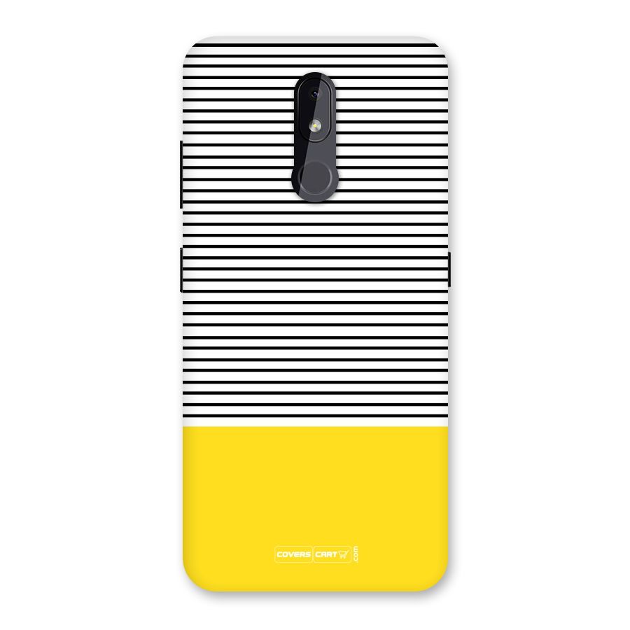 Bright Yellow Stripes Back Case for Nokia 3.2