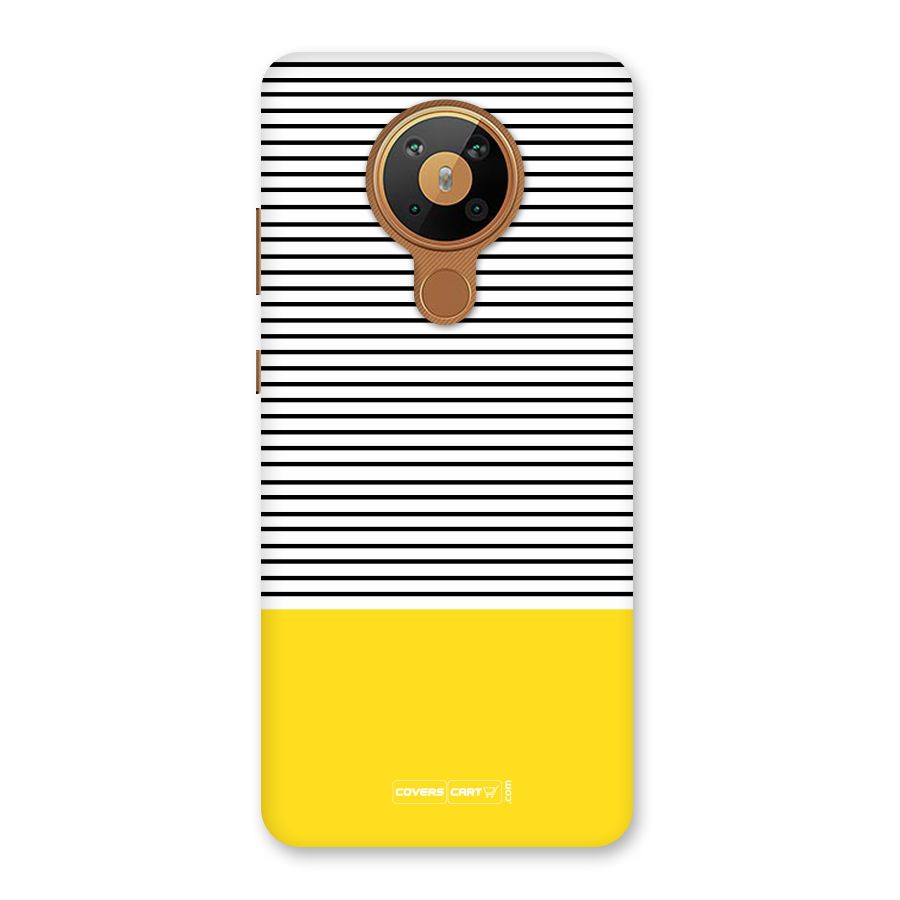 Bright Yellow Stripes Back Case for Nokia 5.3