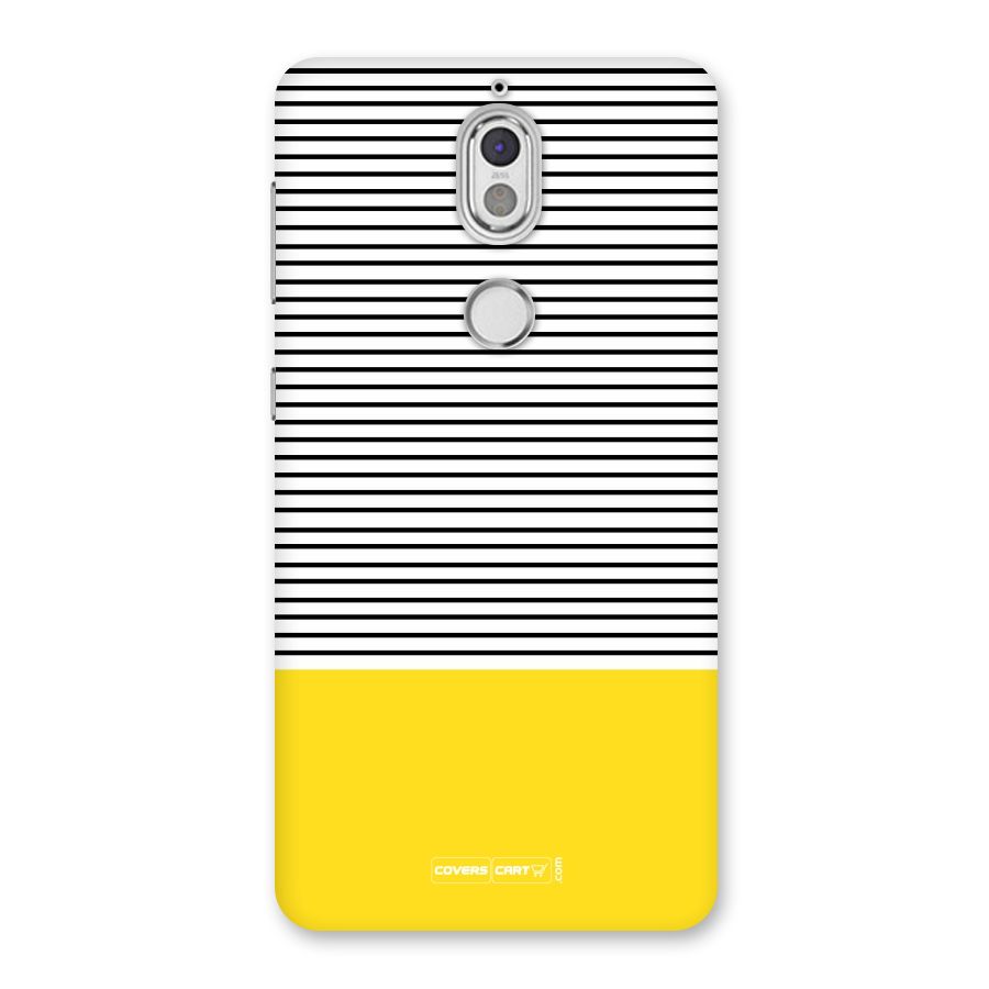 Bright Yellow Stripes Back Case for Nokia 7