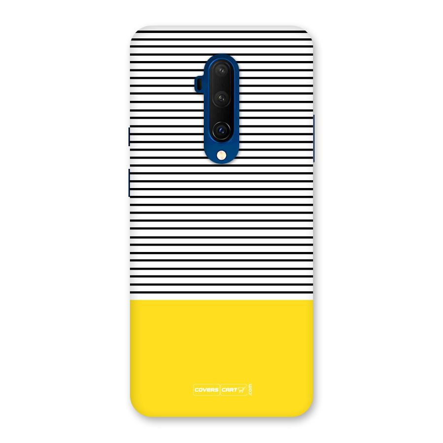 Bright Yellow Stripes Back Case for OnePlus 7T Pro