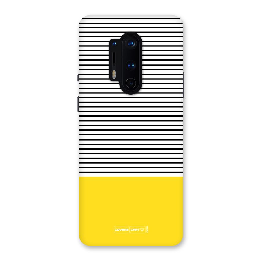 Bright Yellow Stripes Back Case for OnePlus 8 Pro