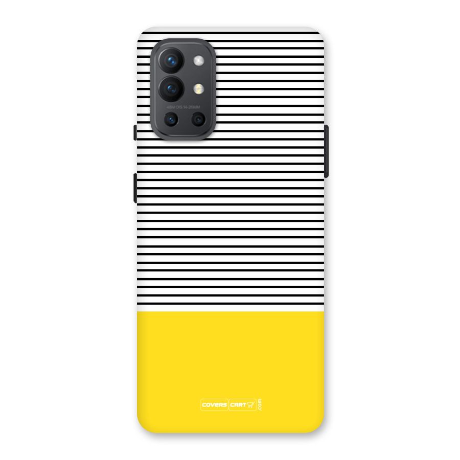 Bright Yellow Stripes Back Case for OnePlus 9R