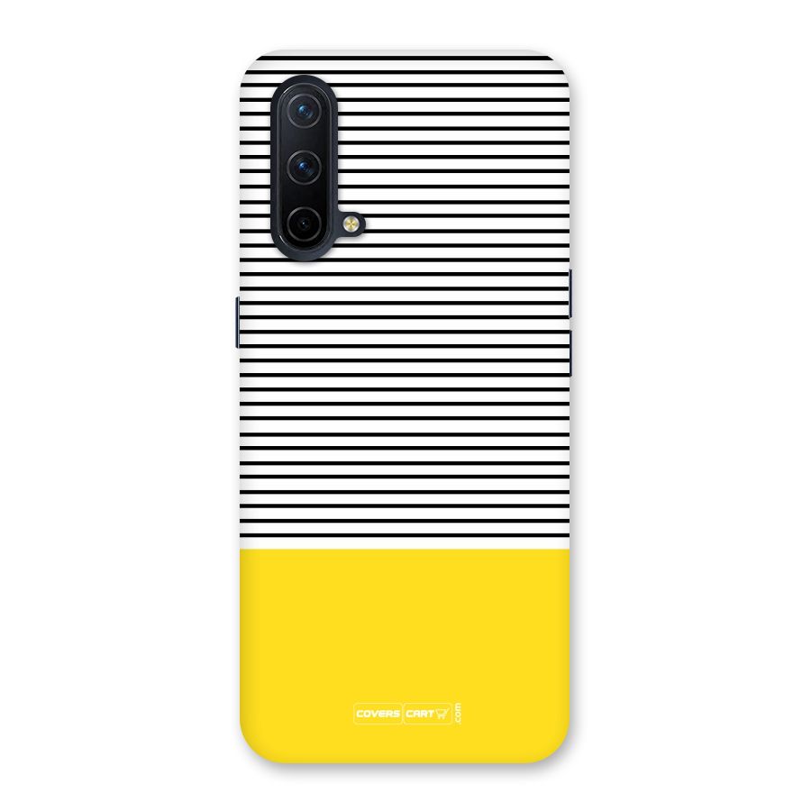 Bright Yellow Stripes Back Case for OnePlus Nord CE 5G