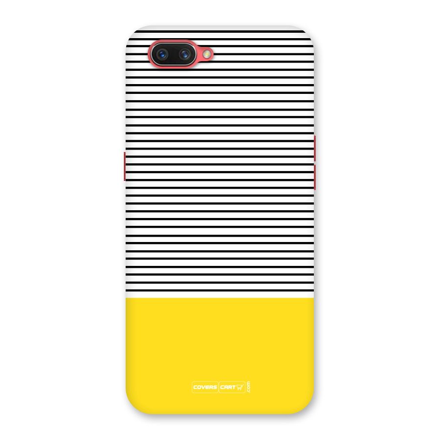 Bright Yellow Stripes Back Case for Oppo A3s