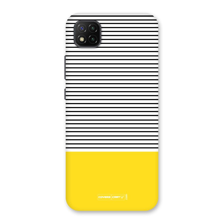 Bright Yellow Stripes Back Case for Poco C3