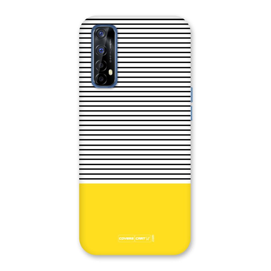 Bright Yellow Stripes Back Case for Realme 7
