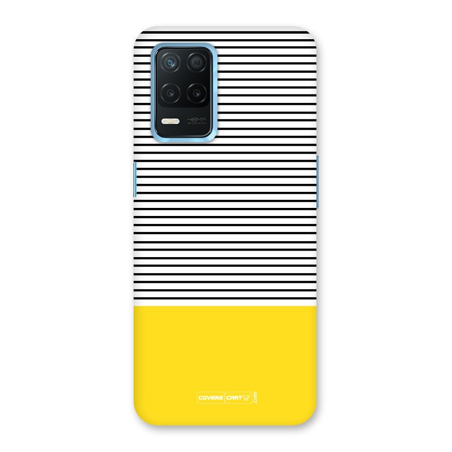 Bright Yellow Stripes Back Case for Realme 8 5G