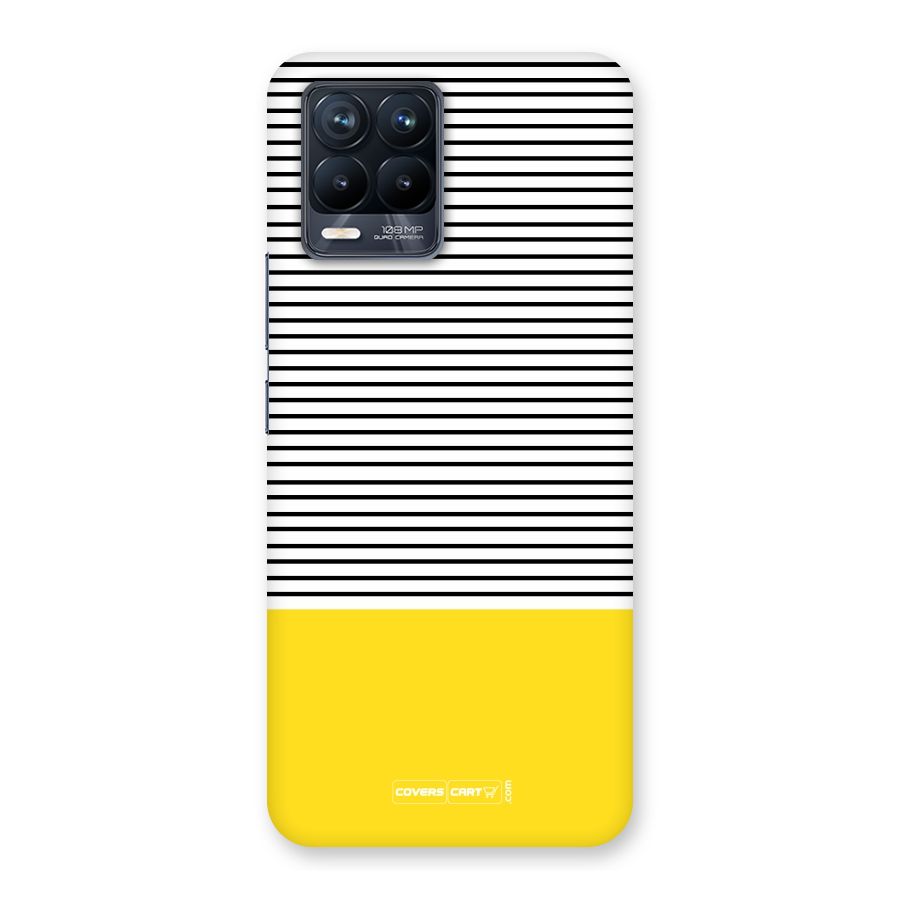 Bright Yellow Stripes Back Case for Realme 8 Pro