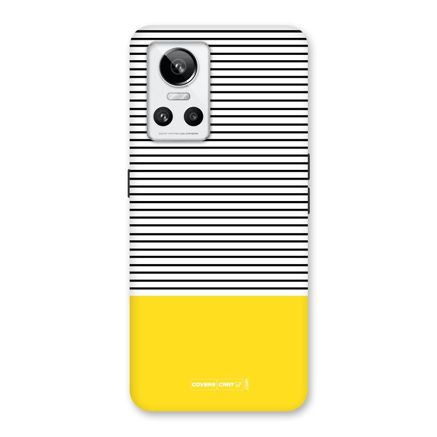 Bright Yellow Stripes Back Case for Realme GT Neo 3