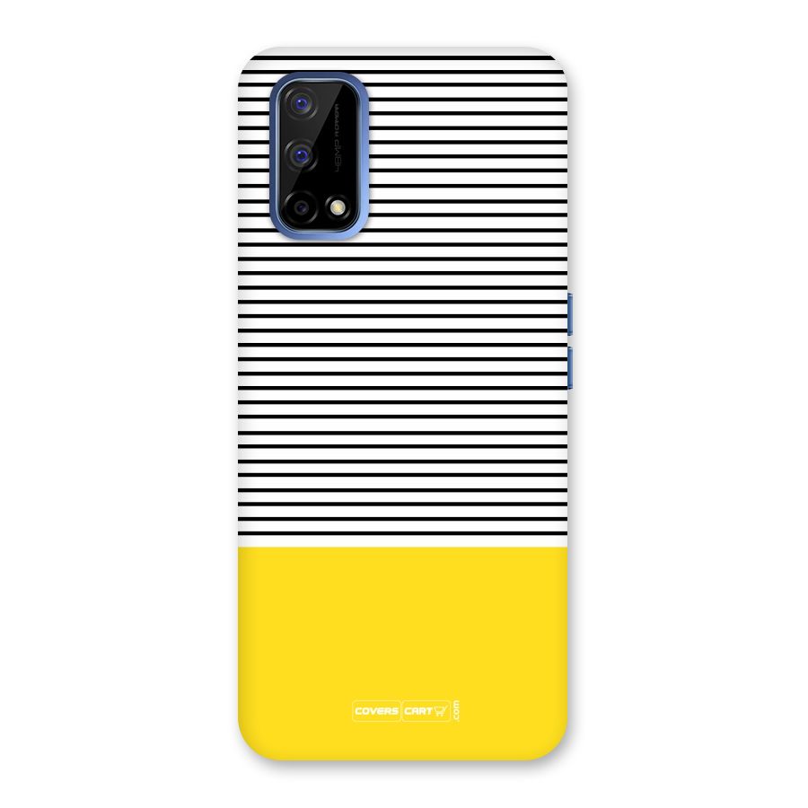 Bright Yellow Stripes Back Case for Realme Narzo 30 Pro