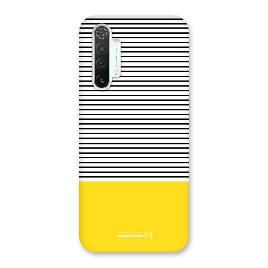 Bright Yellow Stripes Back Case for Realme X3