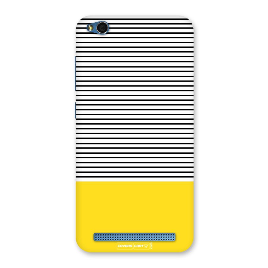 Bright Yellow Stripes Back Case for Redmi 5A