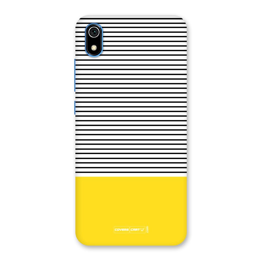 Bright Yellow Stripes Back Case for Redmi 7A