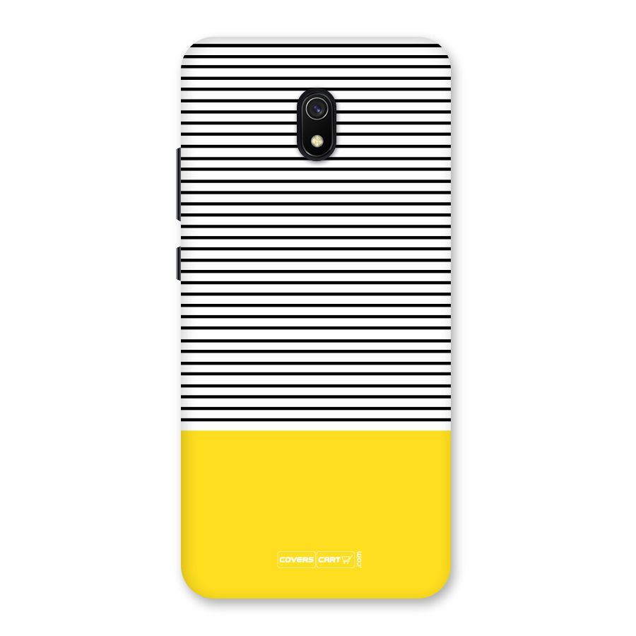 Bright Yellow Stripes Back Case for Redmi 8A