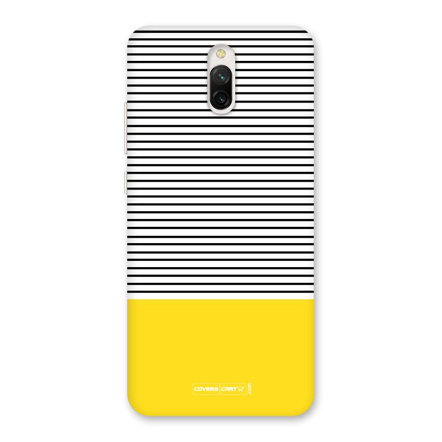 Bright Yellow Stripes Back Case for Redmi 8A Dual