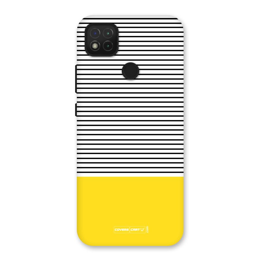 Bright Yellow Stripes Back Case for Redmi 9