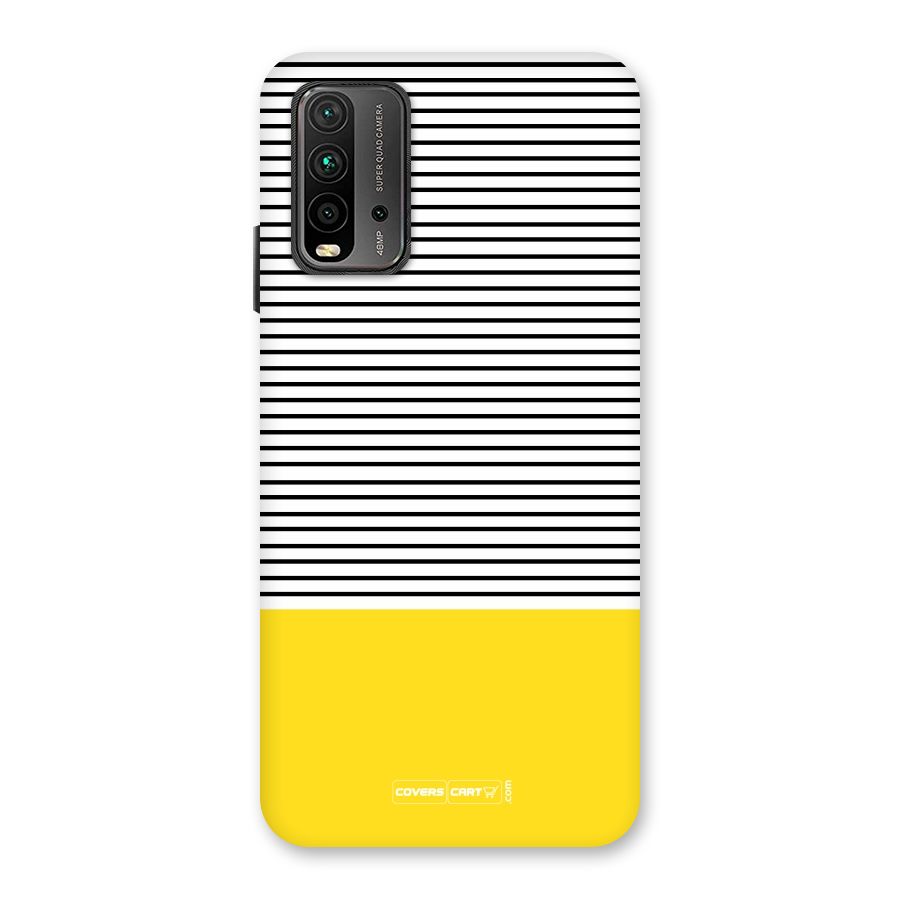 Bright Yellow Stripes Back Case for Redmi 9 Power
