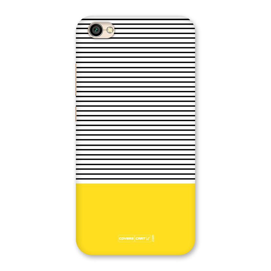 Bright Yellow Stripes Back Case for Redmi Y1 Lite
