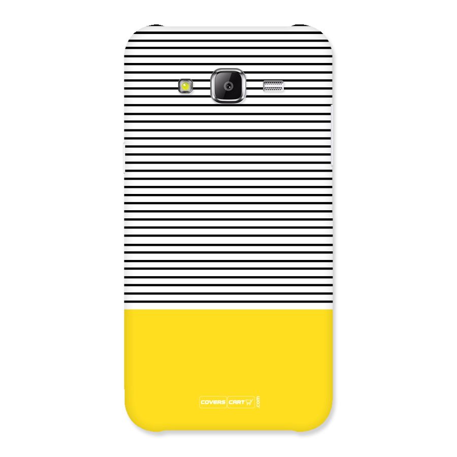 Bright Yellow Stripes Back Case for Samsung Galaxy J2 Prime