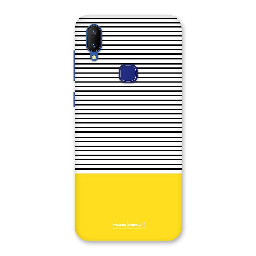 Bright Yellow Stripes Back Case for Vivo V11