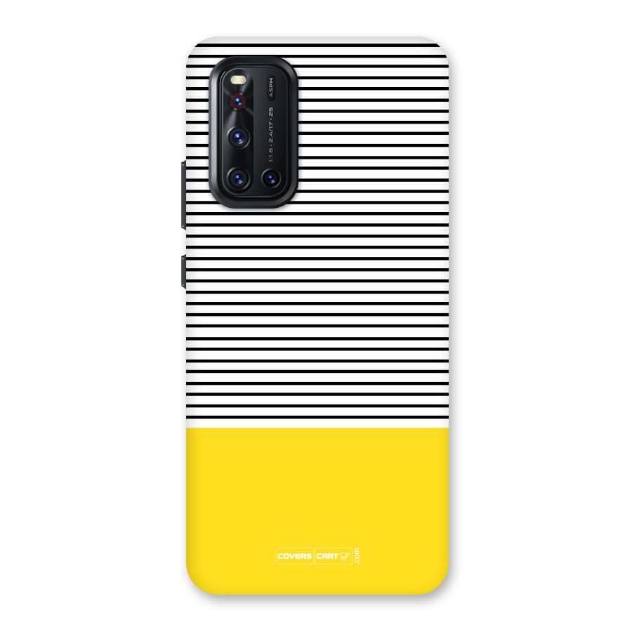 Bright Yellow Stripes Back Case for Vivo V19