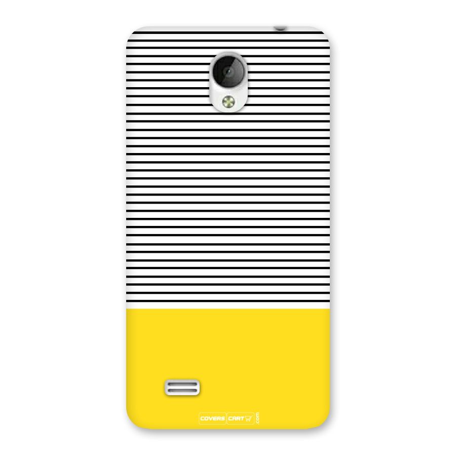 Bright Yellow Stripes Back Case for Vivo Y21