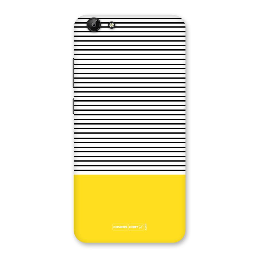 Bright Yellow Stripes Back Case for Vivo Y69