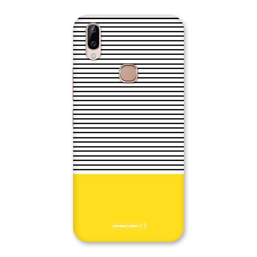 Bright Yellow Stripes Back Case for Vivo Y83 Pro