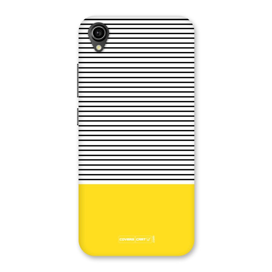Bright Yellow Stripes Back Case for Vivo Y90