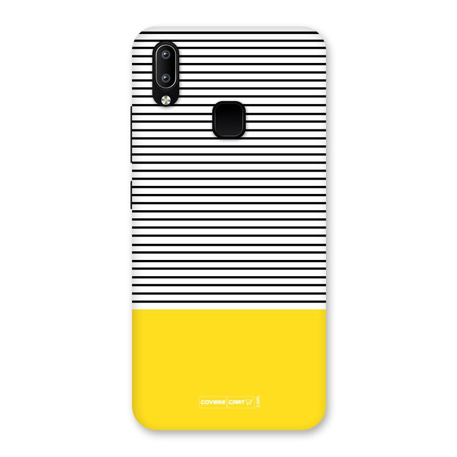 Bright Yellow Stripes Back Case for Vivo Y93
