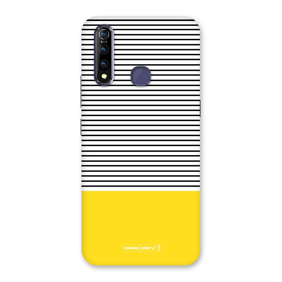 Bright Yellow Stripes Back Case for Vivo Z1 Pro