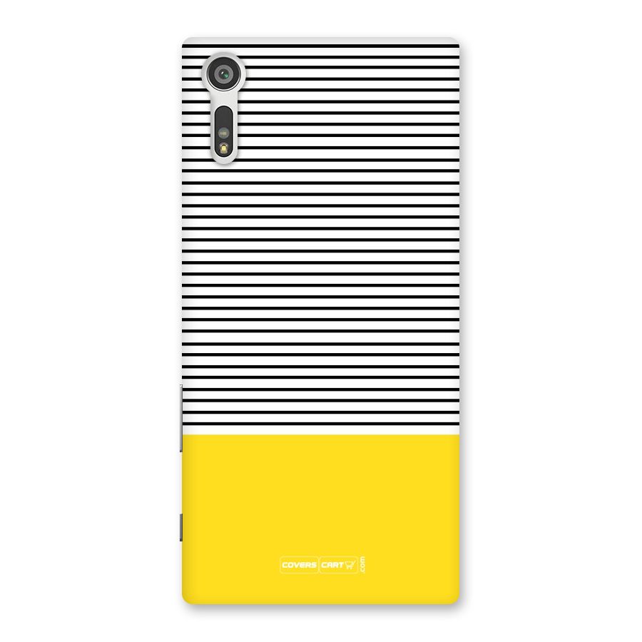 Bright Yellow Stripes Back Case for Xperia XZ