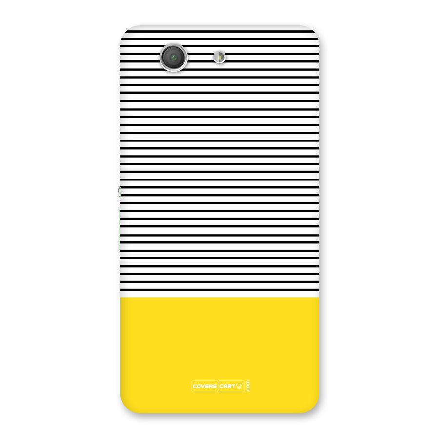 Bright Yellow Stripes Back Case for Xperia Z3 Compact