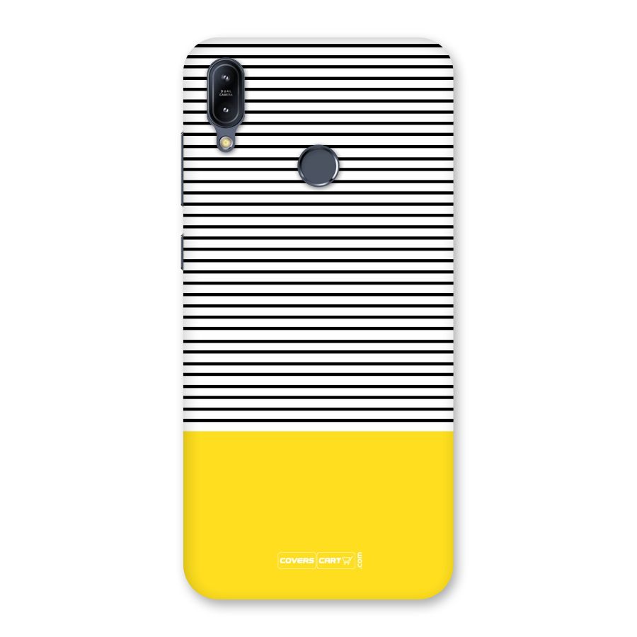 Bright Yellow Stripes Back Case for Zenfone Max M2