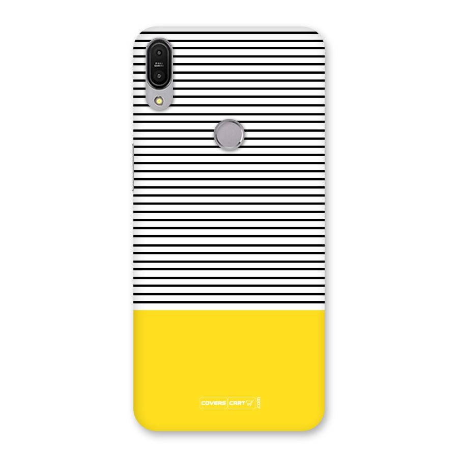 Bright Yellow Stripes Back Case for Zenfone Max Pro M1