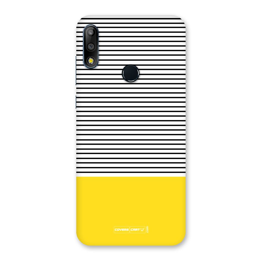Bright Yellow Stripes Back Case for Zenfone Max Pro M2