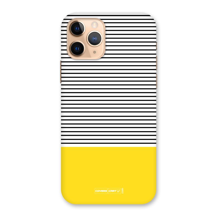 Bright Yellow Stripes Back Case for iPhone 11 Pro