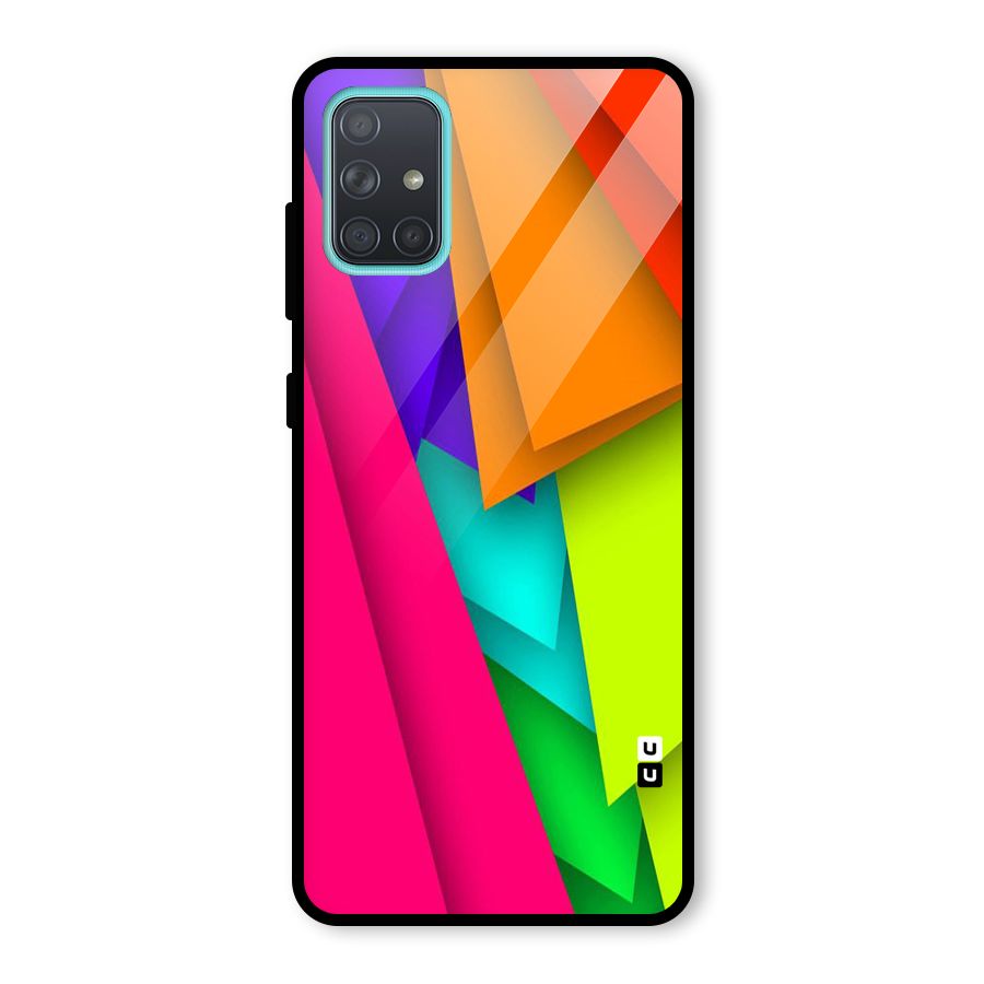 Bring In Colors Glass Back Case for Galaxy A71