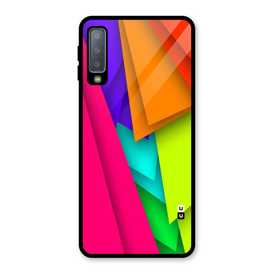 Bring In Colors Glass Back Case for Galaxy A7 (2018)