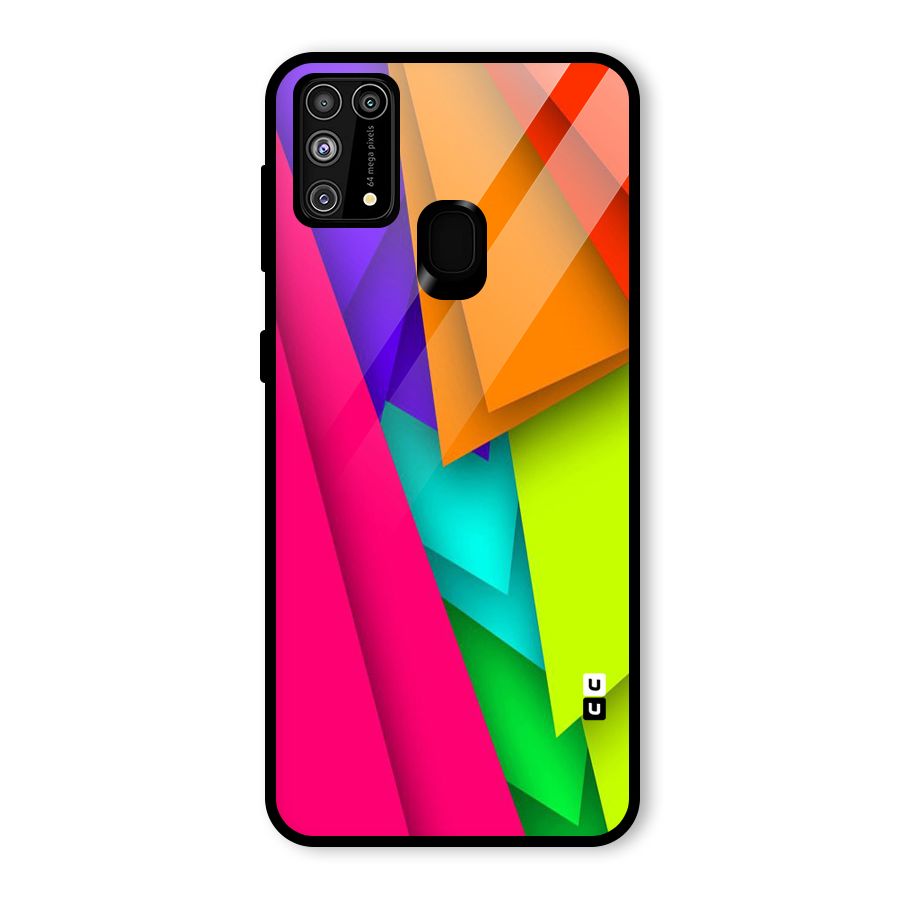 Bring In Colors Glass Back Case for Galaxy F41