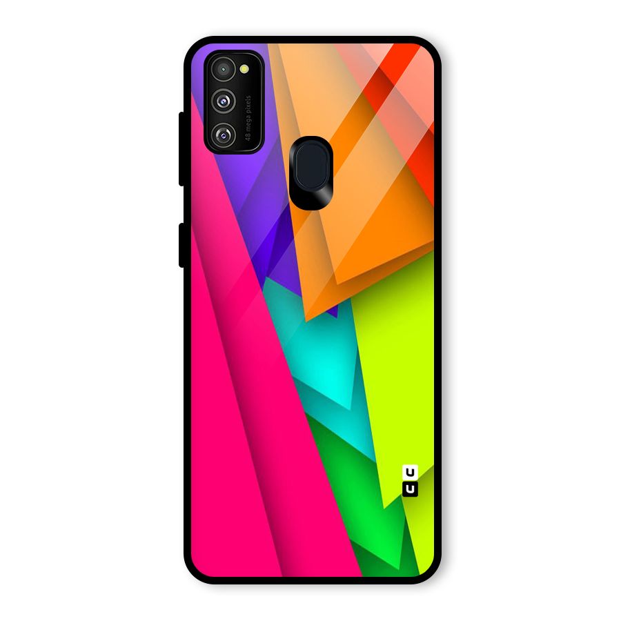 Bring In Colors Glass Back Case for Galaxy M21