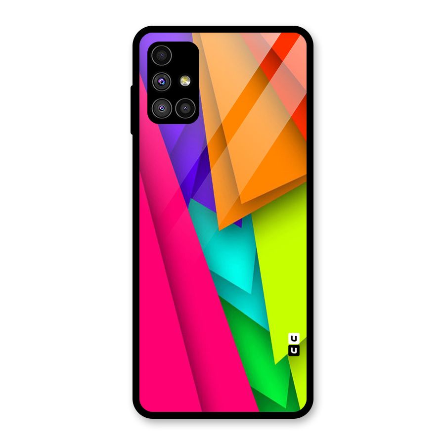 Bring In Colors Glass Back Case for Galaxy M51