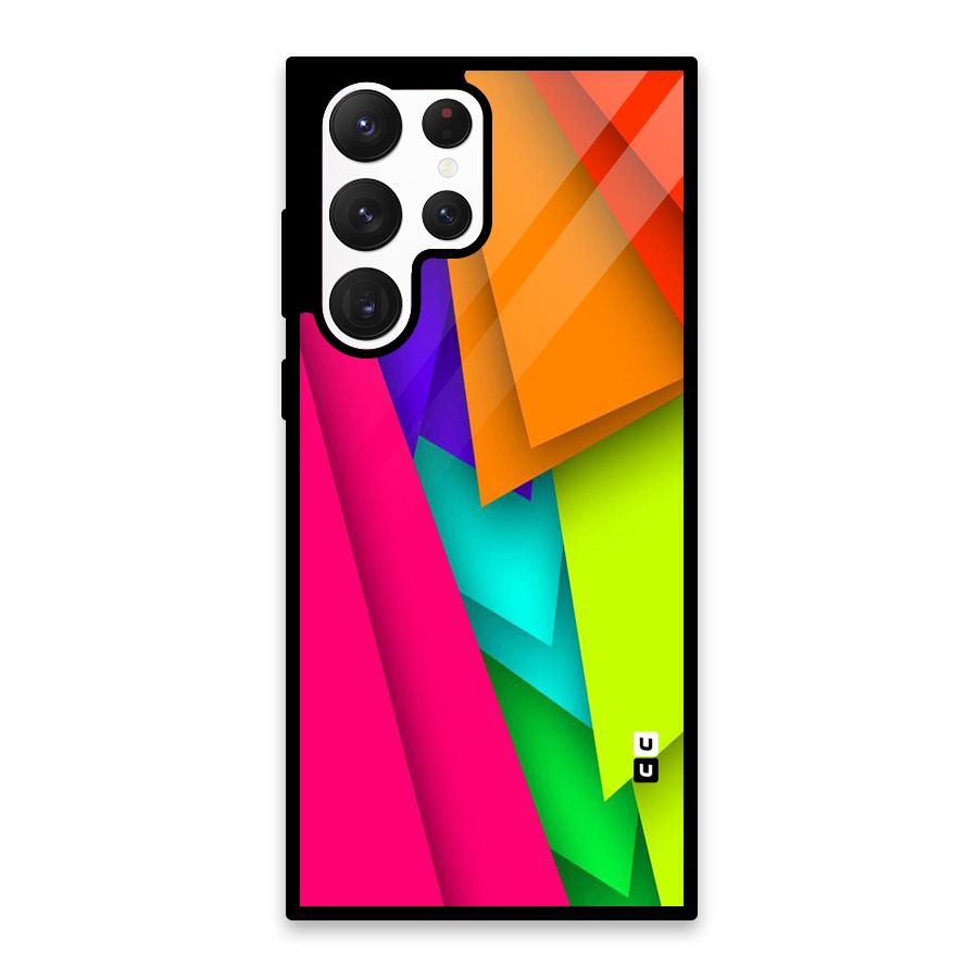 Bring In Colors Glass Back Case for Galaxy S22 Ultra 5G