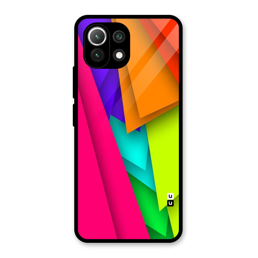 Bring In Colors Glass Back Case for Mi 11 Lite NE 5G